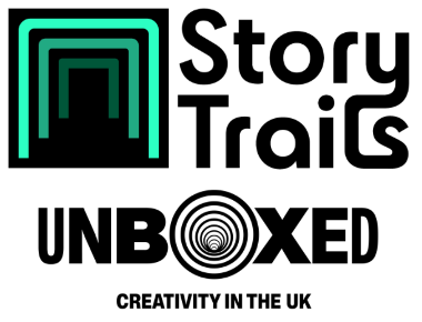 StoryTrails logo.